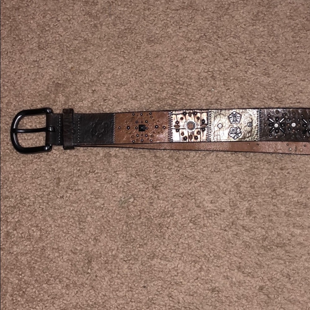 Fun Brown Studded Belt